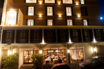 Hotel Front - Evening or Night